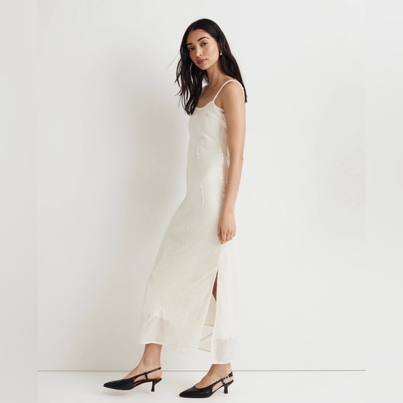 Madewell x Aimee Song Sequin Slip Maxi Dress - Picture 2 of 15